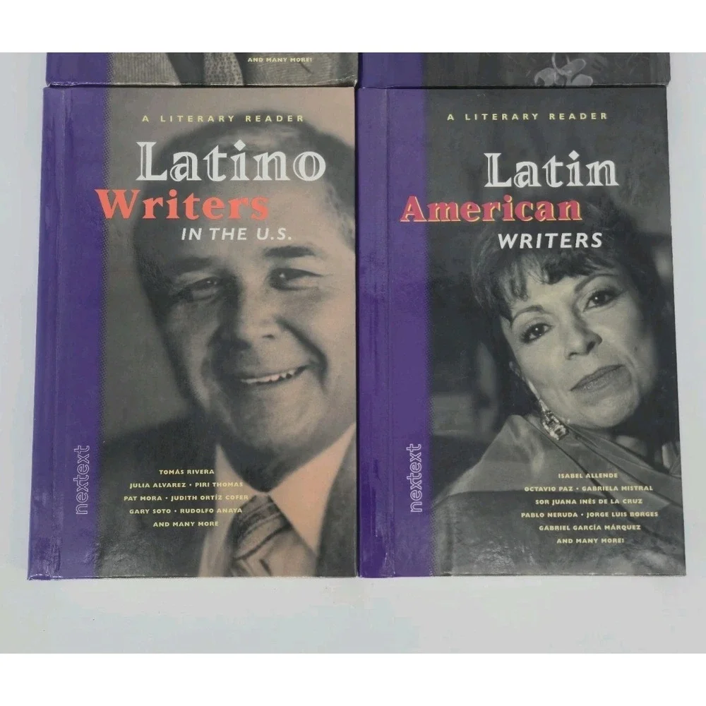 Nextext Literary Reader Writers Book Lot African Asian Latino Latin American New
